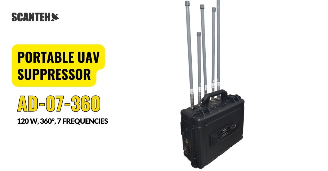 Portable UAV suppressor AD-07-360