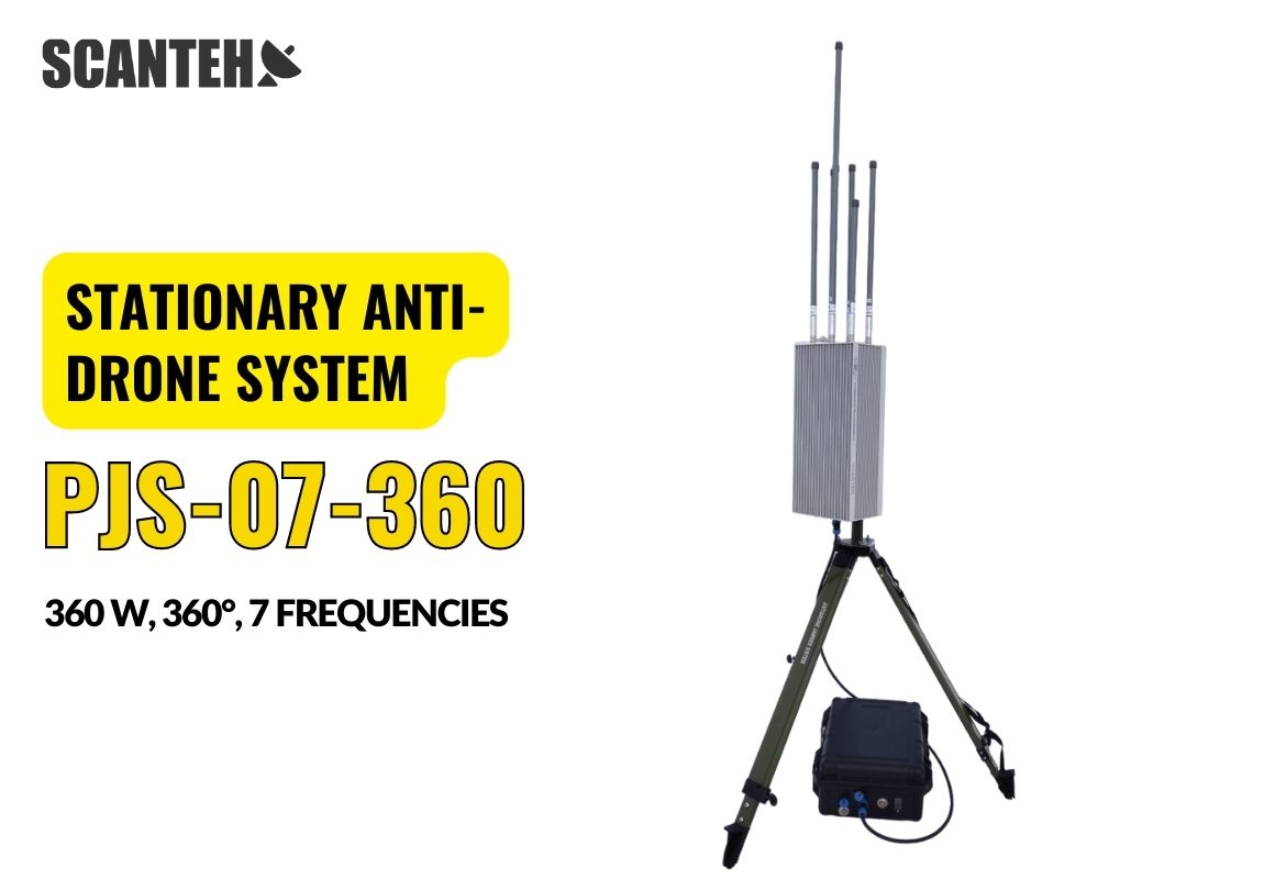Stationary anti-UAV system PJS-07-360